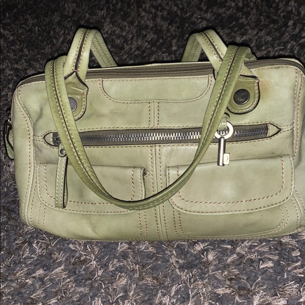 Fossil Genuine Leather Shoulder Bag